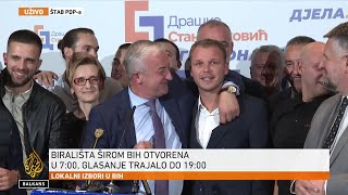 Stanivuković proglasio pobjedu u Banjoj Luci slavlje u štabu PDPa [upl. by Chester]