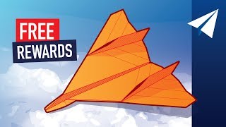 Get Your Free Rewards — 1000 Subscribers — Free Paper Airplane Templates and Instructions [upl. by Nerad]