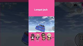 Mobil biru terjun sakuraschoolsimulator sakura shorts [upl. by Uzziel]