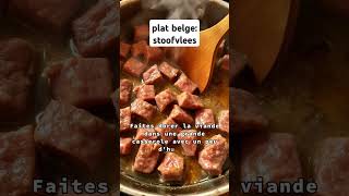 plat belge stoofvlees pizza recettefacile food recipe cuisine pasta recette fruit youtubeu [upl. by Amiaj]