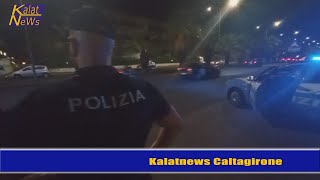 Caltagirone controlli polizia identificate oltre 50 persone sanzioni cds e a un esercente [upl. by Nachison509]