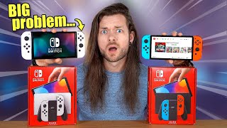 The NEW Nintendo Switch OLEDs have a BIG Problem [upl. by Elleret388]