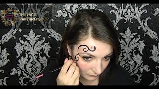 Festival Swirls and Glitter Face Painting Tutorial  The Face Painting Shop [upl. by Anigger]