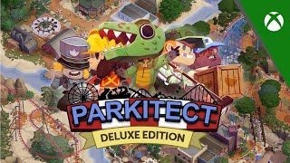 Parkitect Deluxe Edition ‐ Xbox Series X Gameplay  First Look [upl. by Aihsela]