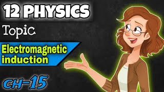 electromagnetic induction induced emf class 12 chapter 15 in Urduhindi [upl. by Anilesor]