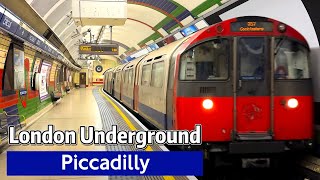 ⁴ᴷ⁶⁰ Exploring Londons Piccadilly Line 2024 [upl. by Pam]