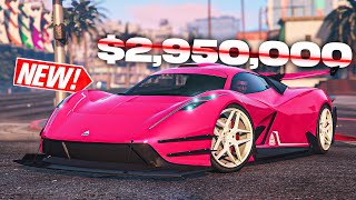 GTA 5 Online  NEW BROKEN Overflod Pipistrello Customization Estrema Fulminea [upl. by Rekoob896]