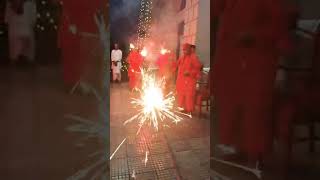 Swami Gautamananda Maharaj celebrates Diwali at Belur Math belurmath Gautamananda sriramakrishna [upl. by Kcirdet]