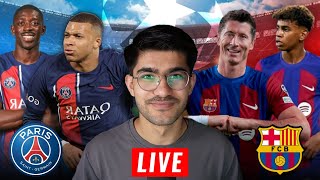 PSG vs BARCELONA LIVE CHAMPIONS LEAGUE REACTION [upl. by Ahsyat958]