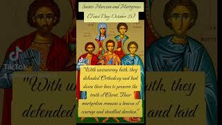 Courage and Devotion The Witness of Saints Marcian and Martyriusorthodoxfaith [upl. by Lleuqram]