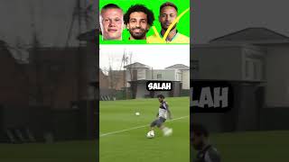 Neymar vs Salah vs Haaland Crossbar Challenge [upl. by Annaillil964]