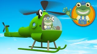 Helen The Helicopter Visits Geckos Garage  Helicopters For Children [upl. by Ogaitnas]