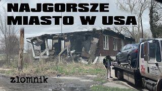 Złomnik złapaliśmy gumę w najgorszym mieście USA [upl. by Enitsuj]