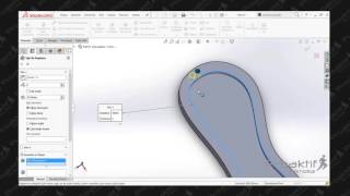 SolidWorks Parça 46 Eğri İle Çoğaltma Komutu [upl. by Atiuqahs]