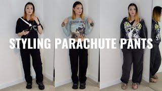 STYLING DIFFERENT PARACHUTE PANTS [upl. by Ylesara686]