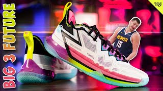 Nikola Jokic SHOE is NICE 361º Big 3 Future Detailed Look amp Review [upl. by Dachi]