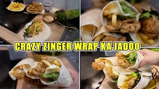 Aisa Kya Tha Is Crispy Zinger Chicken Wrap Me Jis Ne Restaurant Ko Chora Pichy amp Bacho KO Kiya Crazy [upl. by Merdith]