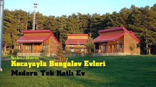 Kocayayla Modern Bungalov Ahşap Ev Tanıtımı [upl. by Kraus667]