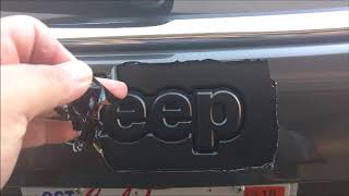 2017 Jeep Compass MP Plasti Dip Emblems [upl. by Dash133]