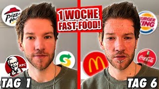 1 WOCHE NUR FASTFOOD [upl. by Darin231]