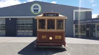 SEC Ballarat No 28  1916 tram [upl. by Farris]