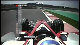 F1 2007 Onboard With Anthony Davidson in Turkey [upl. by Shelden]