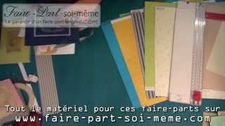 Tuto Les différents pliages pour les faireparts [upl. by Tallou720]