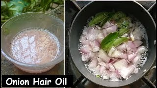 i used Onion Hair Oil for 1 Week amp turned my Thin Hair to Thick Hair  Fast Hair Growth amp Long Hair [upl. by Ciprian517]