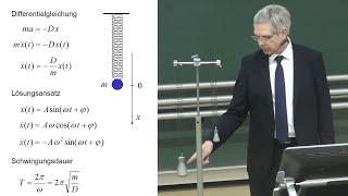 Federpendel  Lösung der Differentialgleichung [upl. by Norac658]