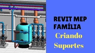 Revit Mep Criando Família de Suporte [upl. by Seuguh301]