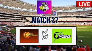 Live  Perth Scorchers vs Sydney Thunder  WBBL Live Match Today  Woman Big Bash League 2024 Live [upl. by Yarezed830]