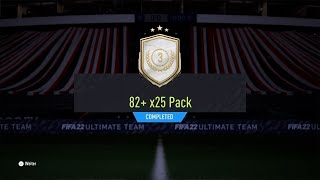 FIFA 22 ICON SWAPS  82 x25 PACK [upl. by Pyle]