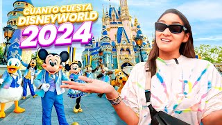 Cuánto CUESTA IR a DISNEYWORLD ORLANDO 2024  Precios y novedades 2024  Presupuesto Completo DISNEY [upl. by Ylesara505]