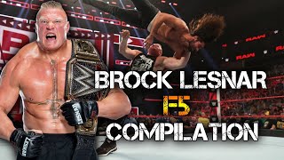 Brock Lesnar  F5 Compilation [upl. by Epifano]