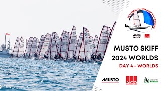 ACO 13th Musto Skiff World Championship 2024  Race Day 4 Video [upl. by Morel]