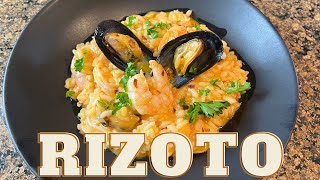 Rizoto  Sekretet e Pregatitjes te Rizotos Me Fruta Deti si ITALIANET  Seafood Rizoto [upl. by Guss]