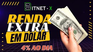 BITNET X  RENDIMENTO DE 4 AO DIA COMECE COM APENAS 10 USDT RENDA PASSIVA SWING TRADE [upl. by Winny]