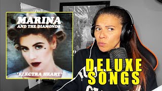 MARINA  Electra Heart Deluxe Songs  Reaction [upl. by Irtimed898]