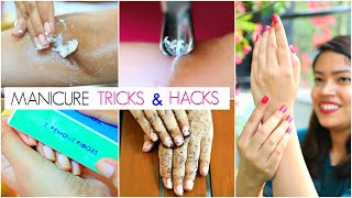 कम पैसों में MANICURE कैसे करें  Step by Step Manicure at Home  Hack Beauty Anaysa [upl. by Byram]