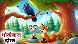 एक धोखेबाज दोस्त की कहानी  Panchatantra Ki Kahani  Hindi Cartoon [upl. by Enoj]