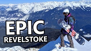 Epic Big Mountain Snowboarding  Revelstoke Canada [upl. by Felita]