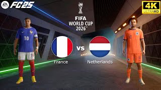 FC 25  France vs Netherlands  Mbappe vs Zirkzee  FIFA World Cup Final Match 4K60 [upl. by Diaz]