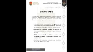 Convocatoria PAAE CAMBIO DE FECHAS 2024 [upl. by Yelrihs779]