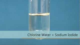 Chlorine Water  Sodium Iodide [upl. by Chantalle]