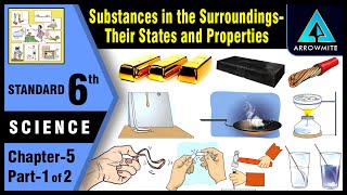 Substances in the SurroundingsTheir States and Properties  Std 6  Science  Chapter 5 Part 12 [upl. by Krm931]