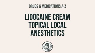 How to use Lidocaine Cream Topical Local Anesthetics  Explain UsesSide EffectsInteractions [upl. by Gawain]