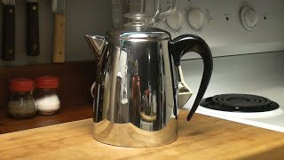 1970s FARBERWARE Stovetop Percolator  Vintage Coffee Percolator [upl. by Galanti]