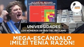 SE FILTRA EL MEGAESCÁNDALO DE LAS AUDITORIAS A LAS UNIVERSIDADES QUE LE DA LA RAZÓN A MILEI [upl. by Cornel487]