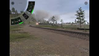 Trainz 3 Iowa Interstate QJ Coal Train In Kickstarter County [upl. by Otirecul]