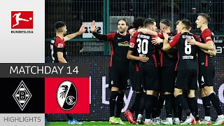 Borussia Mgladbach  SC Freiburg 06  Highlights  Matchday 14 – Bundesliga 202122 [upl. by Priest]